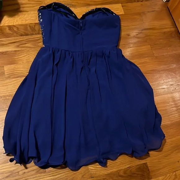 B.Darlin Strapless Dress Size 7/8 - Picture 4 of 12